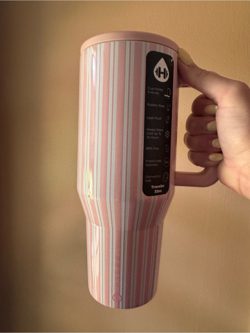HydroJug 32oz Traveler Cabana Kay X HydroJug Collection In Hand